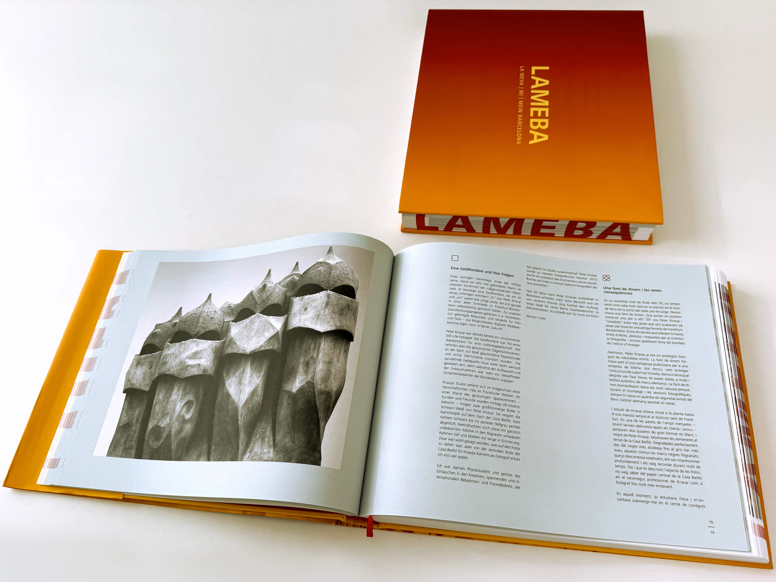 LAMEBA Buchgestaltung und Praesentation im Goetheinstitut in Barcelona